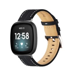 Genuine Leather Strap For Fitbit Versa 2 Lite Band Smart Watch Bracelet For Fitbit Versa 3 4 Sense 2 Correa Watchband Pin Buckle
