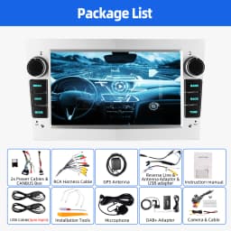 ESSGOO Wireless Carplay Android 15 Car Radio for Opel Astra H G J Antara Vectra C B Vivaro Corsa C D Zafira B Multimedia Player