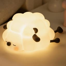 Cute Duck Night Light LED Squishy Fun Novelty Animal Touch Night Lamp 3 Level Dimmable Nursery Nightlight for Kids Baby Gifts
