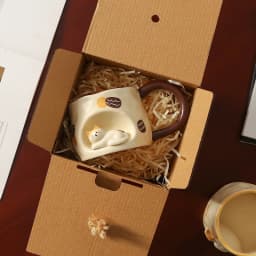 3D Three-dimensional Cat Ceramic Mug, Ins-style High-looking Afternoon Tea Cup for Girls, 350ml Household Children's Milk Cup