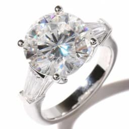 Luxury 925 Sterling Silver Wedding Engagement Simulated Diamond White Gold Ring Fine Jewelry Wholesale