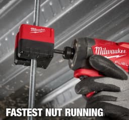 Milwaukee 3/8' SHOCKWAVE Threaded Rod Nut Disassembly Sleeve, Quick Assembly and Tightening Impact Drive Sleeve Tool 48-32-2391