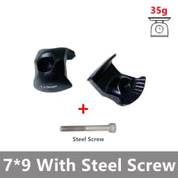 Carbon Seatpost Clamp Oval 7*9 mm Carbon Saddle Rail Parts Seatpost Clamp Suitable For Carbon Road Bike Use