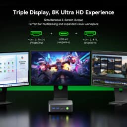 GMKtec K17 Plus Intel Core Ultra 5 226V/258V MINI PC Win11 Pro LPDDR5 M.2 NVMe SSD WIFI6E BT5.2 2.5G MINI PC Gamer Computer