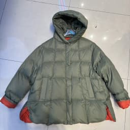 Schinteon Women Down Jacket Casual Loose Over Size Warm Autumn Winter Outwear White Duck Down with Hood Fashion Maternity Coat