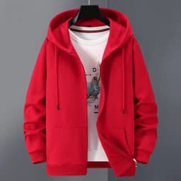 Spring Summer Y2k Clothes Thin Woman Men Sweatshirt 95% Cotton Hooded Zipper Cardigan Loose Casual Jacket Coat Good Quality