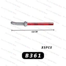 MOC Game Anime Cartoon Multi-colored Lightsaber Building Block Toy Children’s Gift Accessory Educational Toy PJB349-365