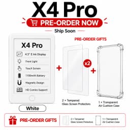 XTEINK X4Pro Classic E-book X3 Reader Portable Screen Ultra Thin Electronic Paper Ink Screen E-Reader 16G Memory High Resolution