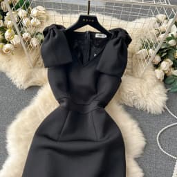 Women Evening Vestidos De Mujer Mesh Patchwork Rruffles Bow Female Black Dresses Ladies High Waist Sheath Sexy Dress Dropship