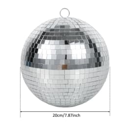Disco Ball Hanging Mirror Ball Disco Ball Decor DJ Lights, for Disco Party Decor,Weddings,KTV ,Christmas Decor,Home Celebrations