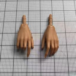 New Original Replacement Doll Hands Monstering High Doll Toy Parts Black Gray Yellow Blue Fishman Doll Hands DIY Toy Accessories