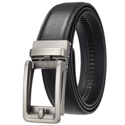 Belt for men Automatic Genuine Leather Belt Men Leather Ratchet Adjustable Real Ratchet Leather Dress Designer