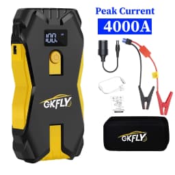 GKFLY Car Jump Starter Portable Power Bank 3000A Car Battery Booster 12V Car Starting Device for Petrol Diesel 6.0L/5.0L