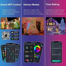 Smart LED String Lights APP Control 2-30M RGBIC Dreamcolor Fairy Light Festoon for Christmas Party Room Curtain Decor Garland