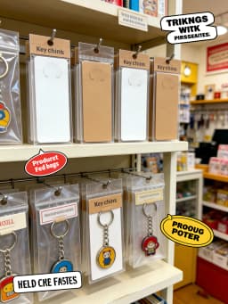100/400 Pcs Keychain Display Holder, Necklace Keyring Organizer Paper Card, Transparent Self-Sealing Bag for Packaging Wholesale
