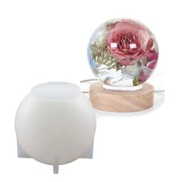Silicone Crystal Ball Mold Round Ball Mould DIY Crafts Ornaments Decor for Epoxy Resin Jewelry Making Tools Soap Candle Making