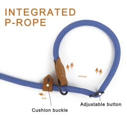 210CM/300CM Dog Leash Multi-functional Adjustable P-shape Chain Traction Rope Leads for Running Walking Free Hands Free Leashes
