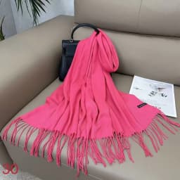 Luxury Solid Winter Scarf Women Pashmina Shawls Soft Scarves Wraps Cashmere Feel Blanket Warm Stoles for Lady Outdoor Bufanda