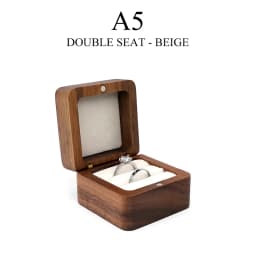 Luxury Wood Jewelry Box Wedding Ring Box Earring Rings Box Jewelry Organizer Box Jewelry Gift Packaging Box Bracelet Package