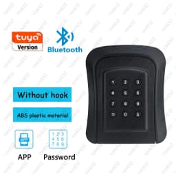 Tuya/TTlock Smart Password Key Box Outdoor IP65 Waterproof Anti-theft Box Safe Security Intelligent ABS/Metal Smart Wall Mount