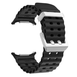 NEW Marine Silicone Strap for Samsung Watch Ultra 47mm Bracelet No Gaps Sport Two-Tone Band for Galaxy 8 Ultra Watchband Straps