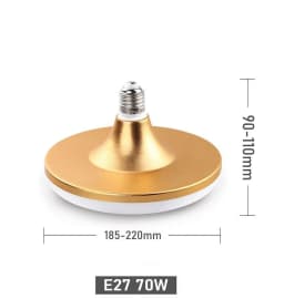 E27 LED Lamp Factory Office Indoor Lighting Bulb UFO Lamps Constant Current 70W 60W 50W 40W 30W 20W Led Bulb Light 220V 85-265V