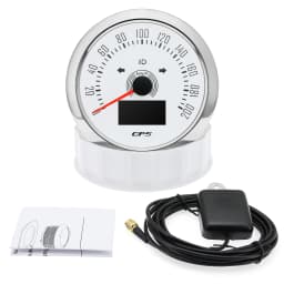 85MM GPS Speedometer 7 Color Backlight Speed Gauge With GPS Antenna For Motorcycle Marine Boat Car Truck Speed Meter12V 24V