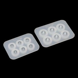 10MM Epoxy Resin Molds Big Hole Bead Silicone Mold Fit For Add-a-Bead Bracelet DIY Resin Jewelry Making