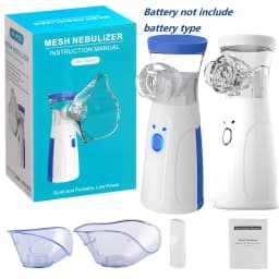 Mini Portable Medical Silent Mesh Nebulizer: Handheld Asthma Inhaler Atomizer, for Children Health Care & Home Humidifier Use