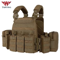 YAKEDA Quick disassembly training vest, detachable and expandable, comfortable, breathable, wear-resistant and tear resistant