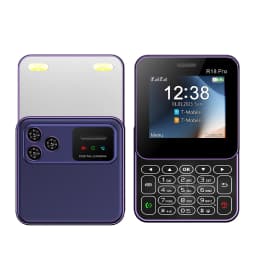 SERVO Mini Mobile Phones Rotating Screen 2G GSM Dual SIM Standby 2.4" Display Speed Dial Blacklist Magic Voice Small Phone