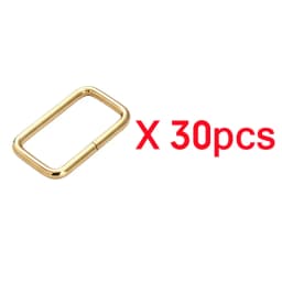 10-50pcs Rectangle Metal Buckles 13-38mm O Ring Webbing Belt Leather Rings Clasp Handbag Strap Clip Adjuster Hook Accessories