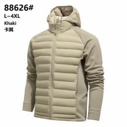 Warm Inner Fleece Parkas Men Hooded Puffer Jacket Man Casual Padded Outwear Autumn Winter Detachable Hat Outfits Parka Coat Male