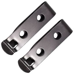 Anti Slide Stainless Steel Belt Clip Waist Loop Clamp Buckle for Kydex Sheath Holster Pouches Scabbard With Mounting Hardware