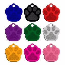 100Pcs Anodizing Aluminum Dog Tag Name Dog ID Tags for Dog Collar Personalized Pet ID Dog Name Tag Customized Engraving