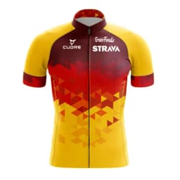 2024 Jersey Set Strava Summer Short Sleeve Breathable Men's Mountain Bike Jersey Set Sweat-Wicking Quick-Drying Jersey