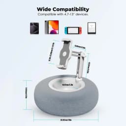Tablet Holder Pillow Adjustable Pillow Stand With Bowl Soft Phone Holder Reading Lap Holder Cozy Laying Tablet Accessories For