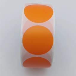 5cm Color Thermal Label Circle Self-adhesive Sticker 6cm Roll Sticker Label Direct Thermal Label for Logo Product Label QR Code