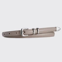 1PC Simple PU Leather Belt Luxury Design Belt Versatile Retro Silver Pin Buckle Waistband Casual Thin Belts