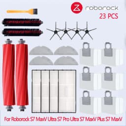 For Roborock S7 MaxV Ultra S7 Pro Ultra Accessories S7 MaxV Plus Main Side Brush Mop Hepa Filter Dust Bag Robot Vacuum Cleaner