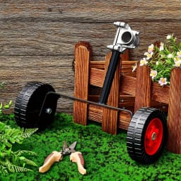 Adjustable Lawn Mower Support Wheels Auxiliary Wheels 26/28mm Walk Behind String Trimmer for Weed Trimmer Grass Cutter Gas