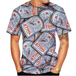 Summer Fashion Trend Novel 3D Printed Pattern T-shirt Round Neck Casual Comfortable Personalized Top T-shirt