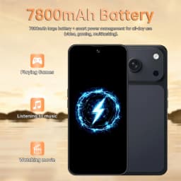 K-Touch NEW Mobile Phones M18 Pro Max 5G Dual SIM Smartphone 7.3HD Android 15 Cell Phone 22G+2TB 16+48MP Camera 7800mAh Wifi GPS Global Version Cellphones