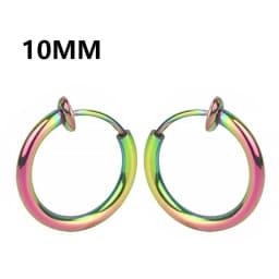 Non-pierced Earrings Clip On Retractable Earrings Men Women Ear Clips Classic Hip-hop Hoop Ear Bone Buckle Earrings Accessories