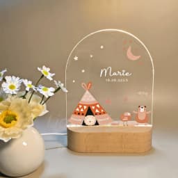 Personalized Children Animal Lamp Custom First Name 3D Night Light For Baby Kids Bedroom Home Decoration Birthday Christmas Gift