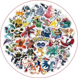 100Pcs Pokemon Stickers Set Waterproof for Cup Laptop Skateboard Decal Gift