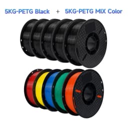 10KG/22LBS 1.75mm PETG Filament for 3D Printer Plastic Material Clogging Free Non-Toxic PETG 3D Filament Consumables for Ender 3