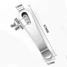 Multi Design Back Clip for DIY Folding Pocket Knife Accessories DIY Back Clip Custom Folding Knife Tool Back Clip Holder-1piece