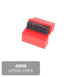 QJH Number Stamp (0-9) Letter Stamp Set (A-Z) Punch Perfect for Imprinting Metal Stamping Kit, Plastic, Wood, Leather 2-12.5MM