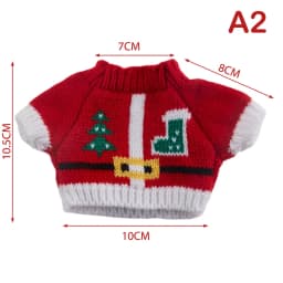 20cm Doll Clothes for Korea Kpop EXO Dolls Plush Star Doll's Clothing Sweater Stuffed Toy Outfit for Idol Dolls Accessories
